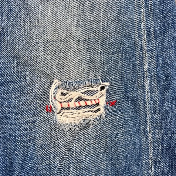 Levis LVC 701 Jeans Womens 30 (29x32 Actual) Blue Denim Big E Selvedge 50s - Picture 11 of 16